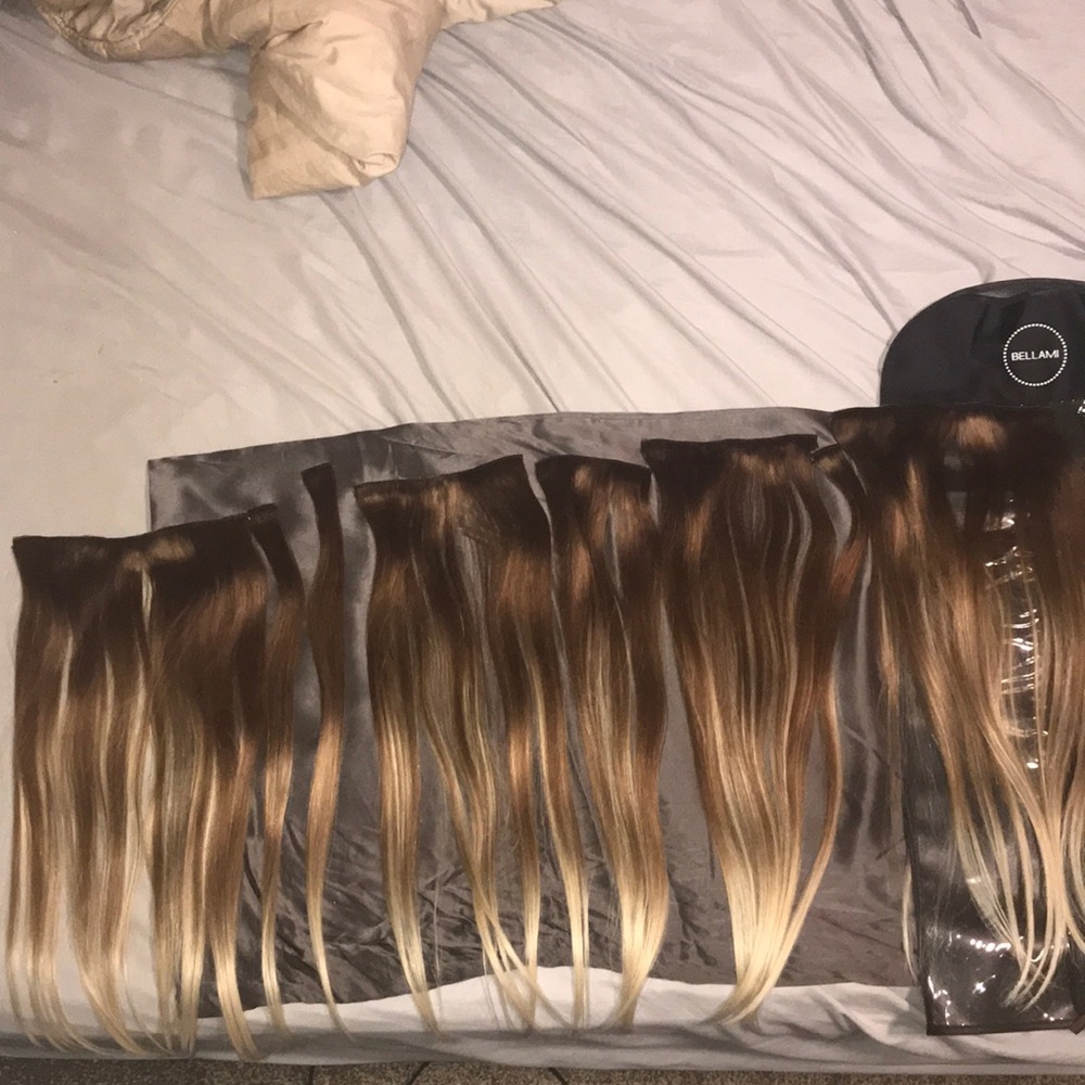 Bellami Balayage 160 gram 20” NEW brown/ash blonde
